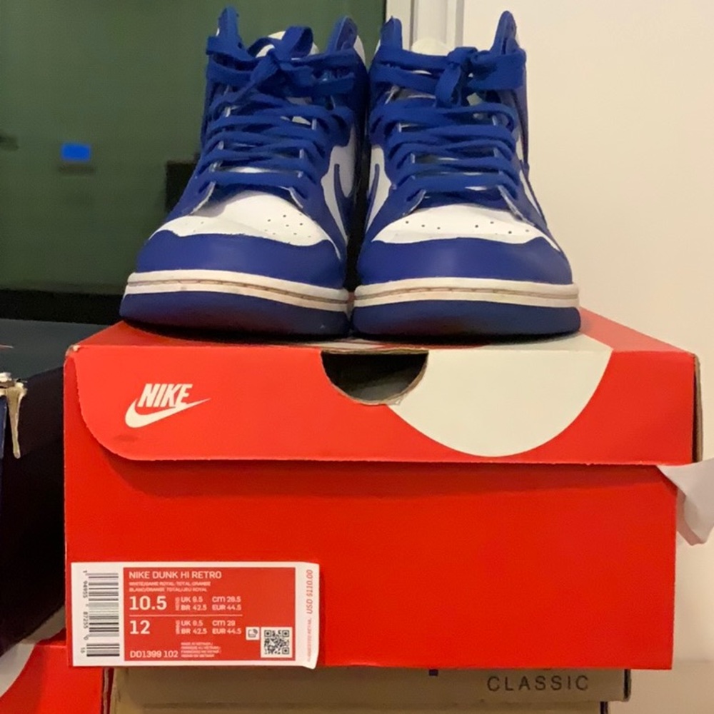 Nike dunk high retro’s royal blue